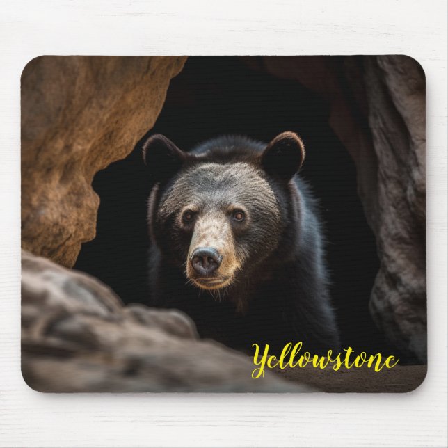 Yellowstone Bear Mouse Pad Mousepad (Vorne)