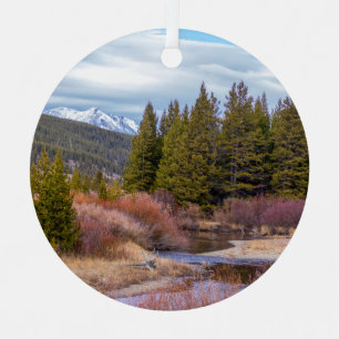 Yellowstone Berge Ornament Aus Metall