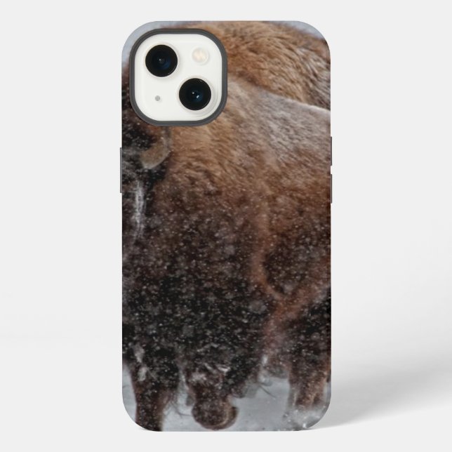 Yellowstone-Bison iPhone Hülle (Rückseite)