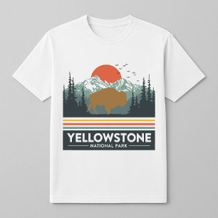 Yellowstone Bison Sunset T - Shirt