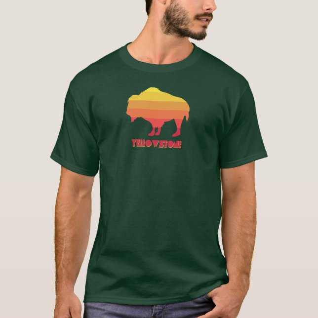 Yellowstone Bison T-Shirt (Vorderseite)