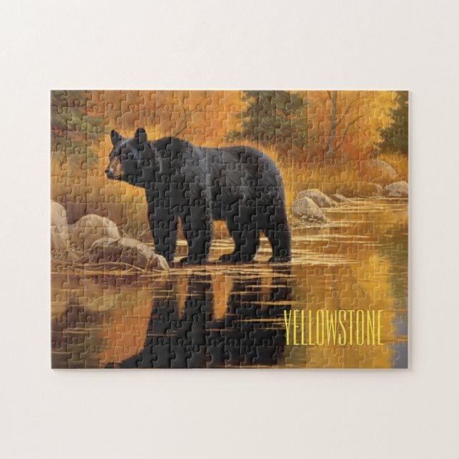 Yellowstone Black Bar Game Puzzle (Horizontal)