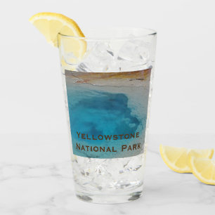 Yellowstone Blue Hot Spring Pool National Park Glas