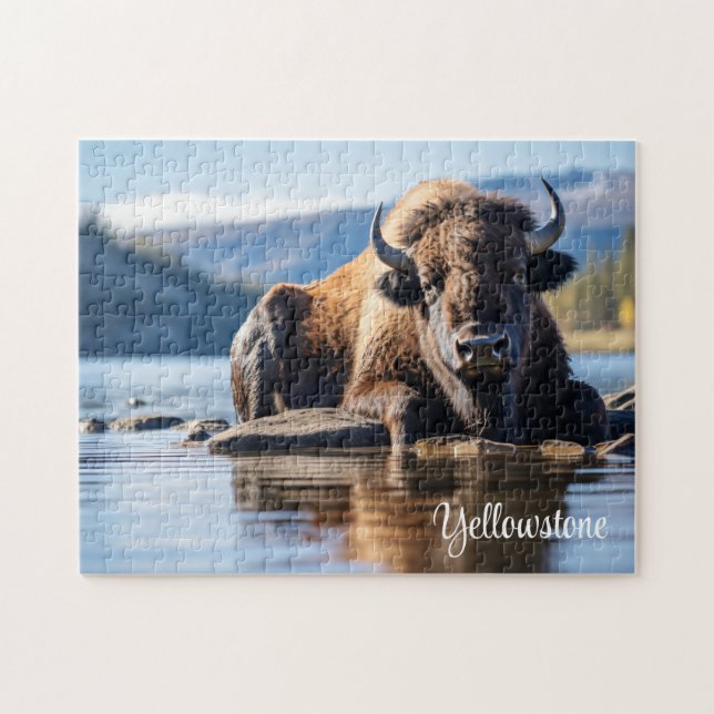 Yellowstone Buffalo Jigsaw Puzzle (Horizontal)