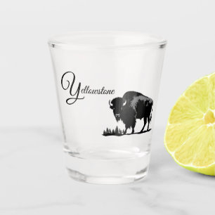 Yellowstone Buffalo Schnapsglas