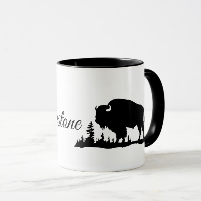 Yellowstone Buffalo Tasse (VorderseiteRechts)