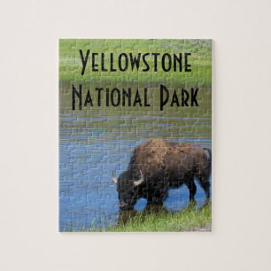 Yellowstone-Büffel-Andenken Puzzle