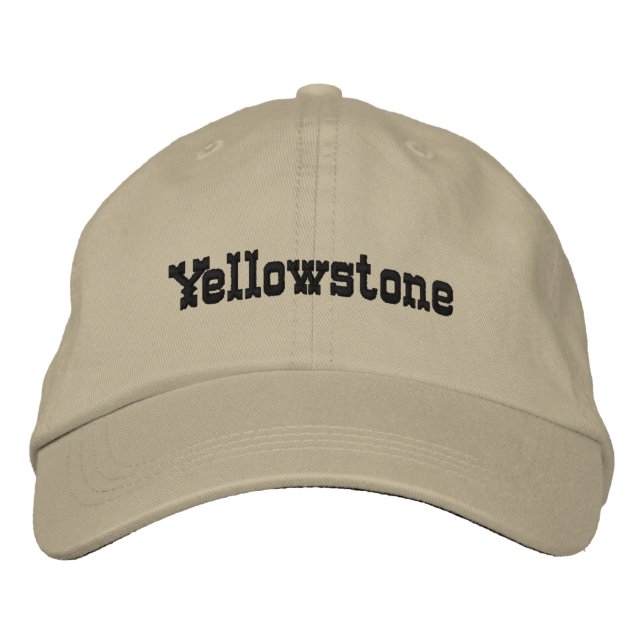 Yellowstone Cap Bestickte Baseballkappe (Vorderseite)