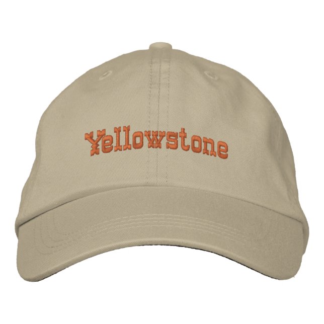 Yellowstone Cap Bestickte Baseballkappe (Vorderseite)