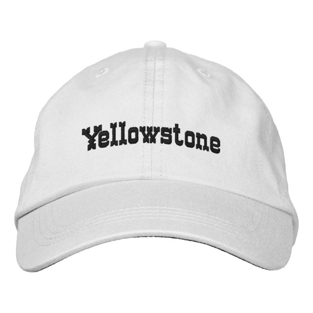 Yellowstone Cap Bestickte Baseballkappe (Vorderseite)
