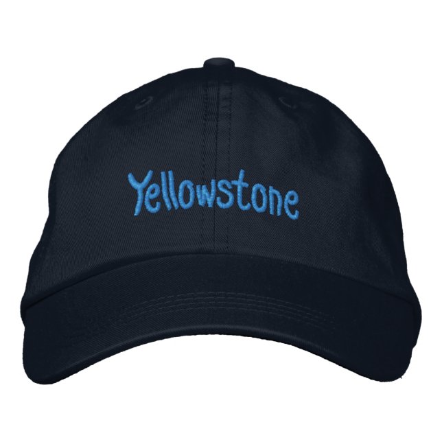 Yellowstone Cap Bestickte Baseballkappe (Vorderseite)