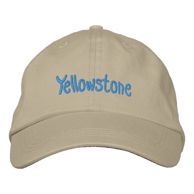 Yellowstone Cap Bestickte Baseballkappe (Vorderseite)