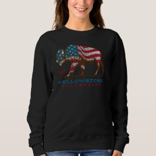 Yellowstone Collection Usa Buffalo Ranch Life Coup Sweatshirt