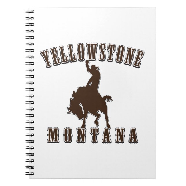 Yellowstone-Cowboy Notizblock (Vorderseite)