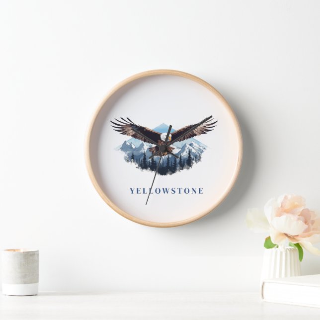Yellowstone Eagle Uhr (Zuhause)