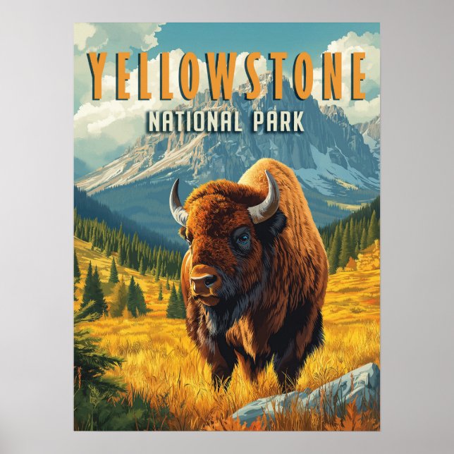 Yellowstone: Eine Retroreise Poster (Vorne)