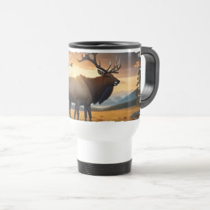 Yellowstone Elk Travel Mug Reisebecher