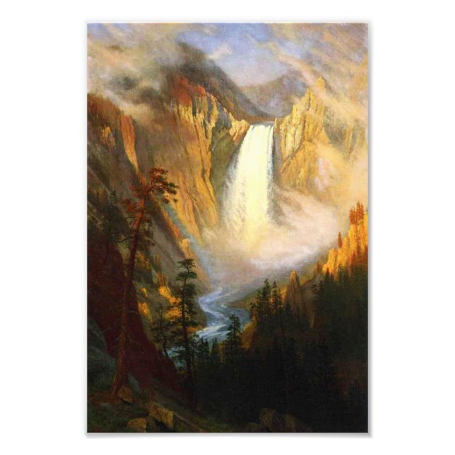 Yellowstone Falls Foto Print (Vorne)