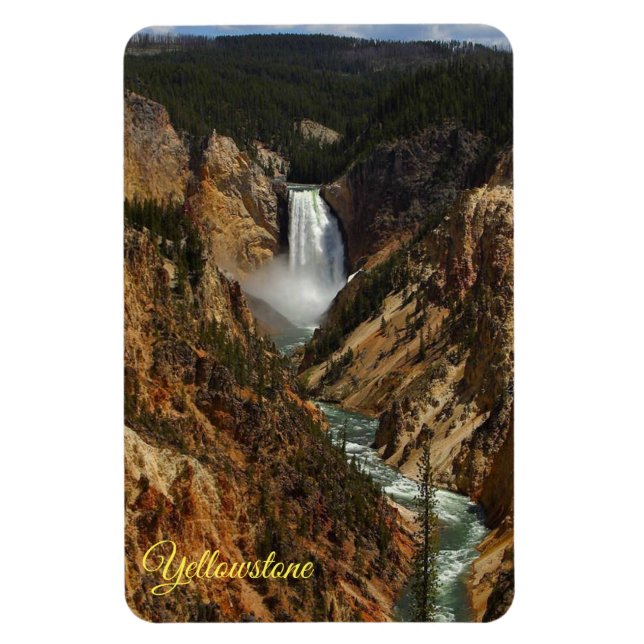 Yellowstone Falls Magnet (Vertikal)