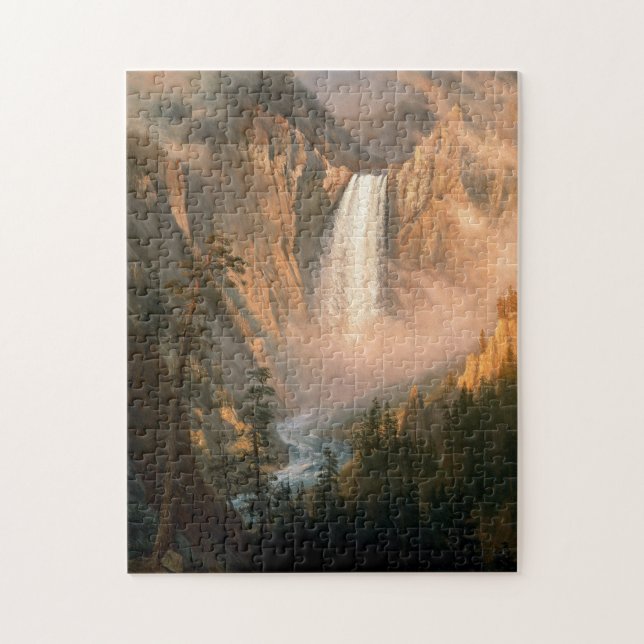 Yellowstone Falls National Park Wilderness Puzzle (Vertikal)