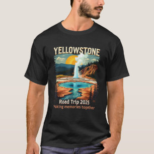 Yellowstone-Familien-Roadtrip 2025 Nationalpark Ou T-Shirt