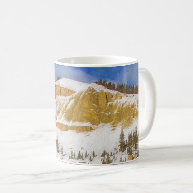 Yellowstone-Fluss Tasse (VorderseiteRechts)