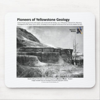 Yellowstone-Geologie geht mit II - heiße Quellen Mousepad
