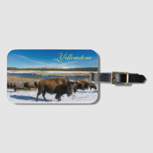 Yellowstone Gepäcktag-Buffalo Gepäckanhänger