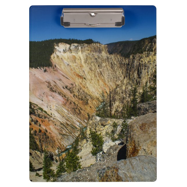 Yellowstone Grand Canyon Klemmbrett (Vorderseite)