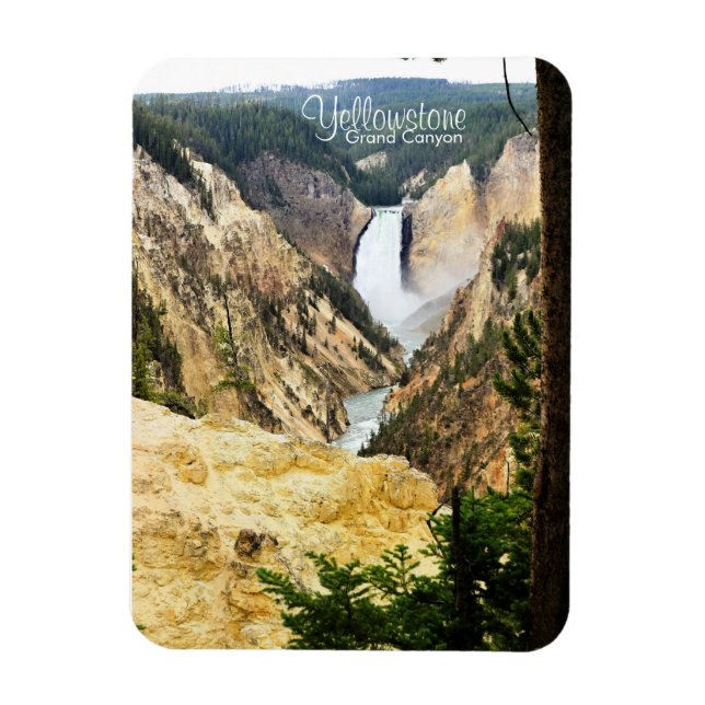 Yellowstone Grand Canyon Magnet (Vertikal)