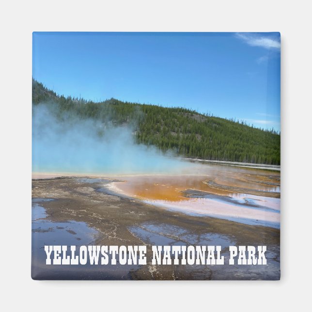 Yellowstone Grand Prisma Spring Magnet (Vorne)