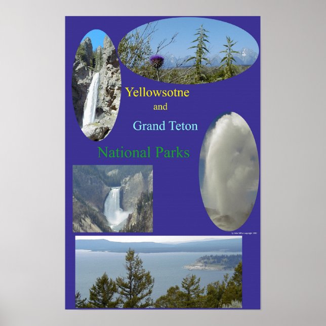 Yellowstone & Grand Teton Poster (Vorne)