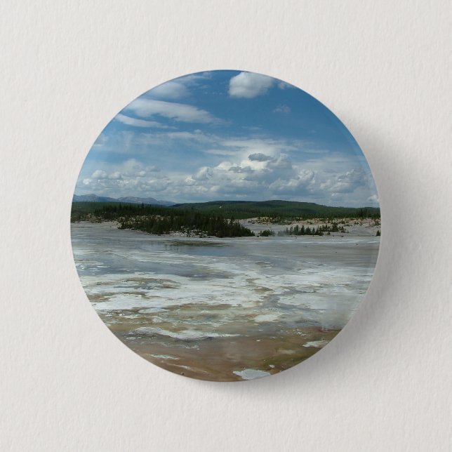 Yellowstone heiße Erde, Geyser Button (Vorderseite)