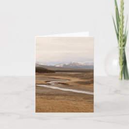Yellowstone Herbst - 4" x 5,6" Notizkarte Karte
