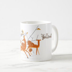 Yellowstone Hirsche Tasse