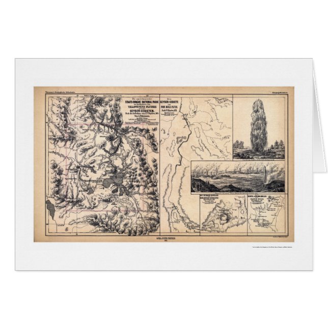 Yellowstone in deutschem Plakat 1871 (Vorderseite (Horizontal))