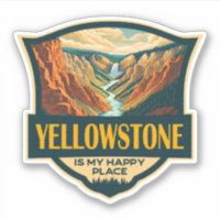 Yellowstone ist mein glücklicher Platz Nationalpar