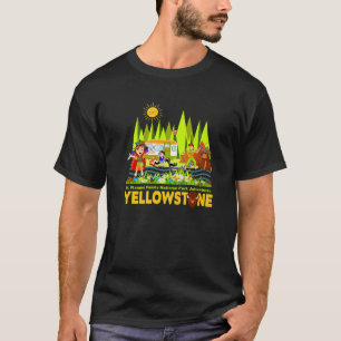 Yellowstone Jr Ranger Familienpark Souvenirs T-Shirt