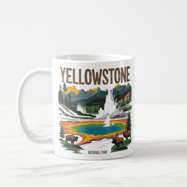 Yellowstone Kaffeetasse (Links)