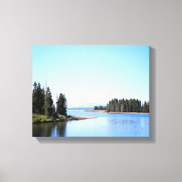 Yellowstone Lake West Thumb Color 11x14 Leinwanddruck