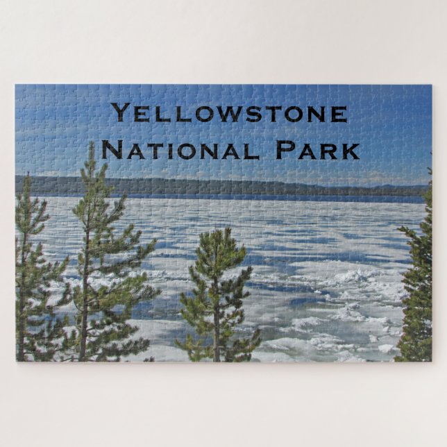 Yellowstone Landscape Foto American National Park Puzzle (Horizontal)