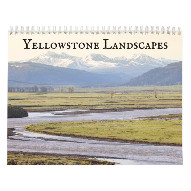Yellowstone Landschaften Kalender (Titelbild)