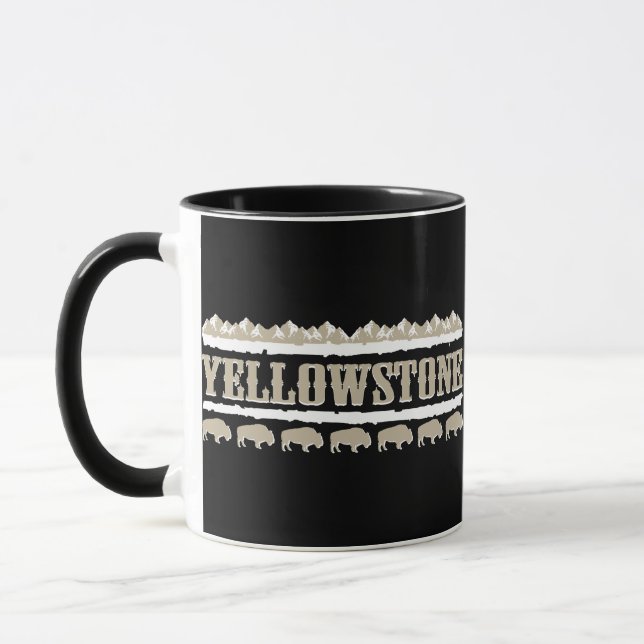 Yellowstone Montana Buffalo Tasse (Links)