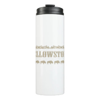 Yellowstone Montana Buffalo Thermosbecher