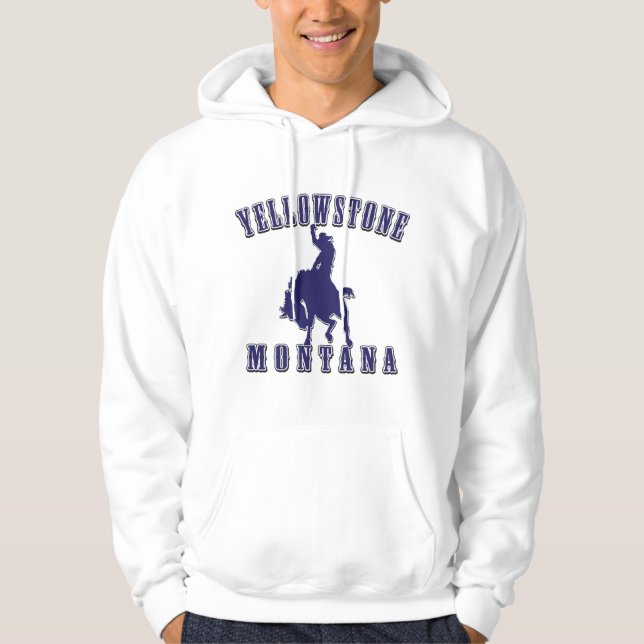 Yellowstone Montana Cowboy Hoodie (Vorderseite)