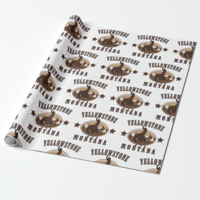 Yellowstone Montana Geschenkpapier (Ungerollt)