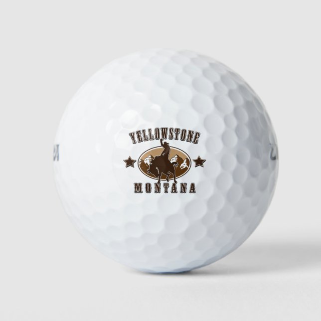 Yellowstone-Montana Golfball (Vorderseite)