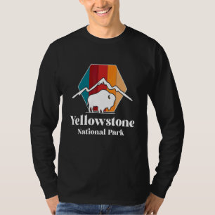 Yellowstone Mountain Buffalo Nationalpark Wyoming T-Shirt