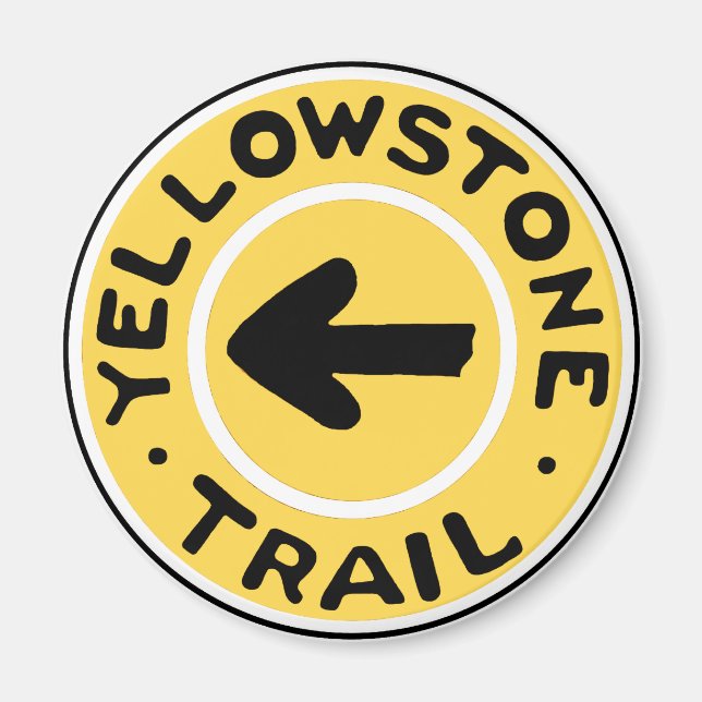 Yellowstone National Auto Trail Magnet (Vorne)