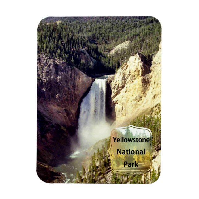 Yellowstone National Park Fridge Magnet (Vertikal)